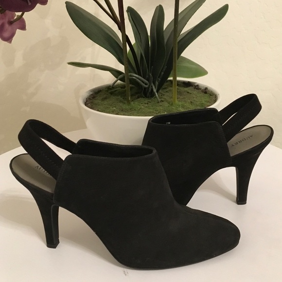 Audrey Brooke Shoes - Audrey Brooke Suede and Leather closed toes Pumps